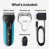 Braun Electric Series 3 Razor with Precision Trimmer, Rechargeable, Wet
