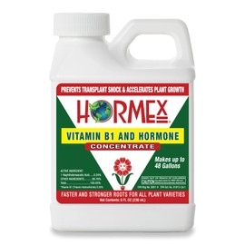 Hormex Rooting Hormone Concentrate with B1 – Root Growth Stimulator for Stronger, Thriving Plants - Prevents Transplant Shock - Hydroponics, Houseplants, Gardens, Trees, Fruits and Vegetables - 8oz