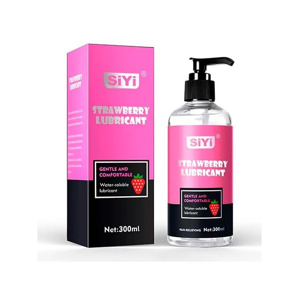 SIYI Lubricante Intimo Neutro Con Sabor a Fresa - Lubricante