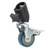 3pcs 22mm Swivel Caster Wheels Set with Brake for Photography