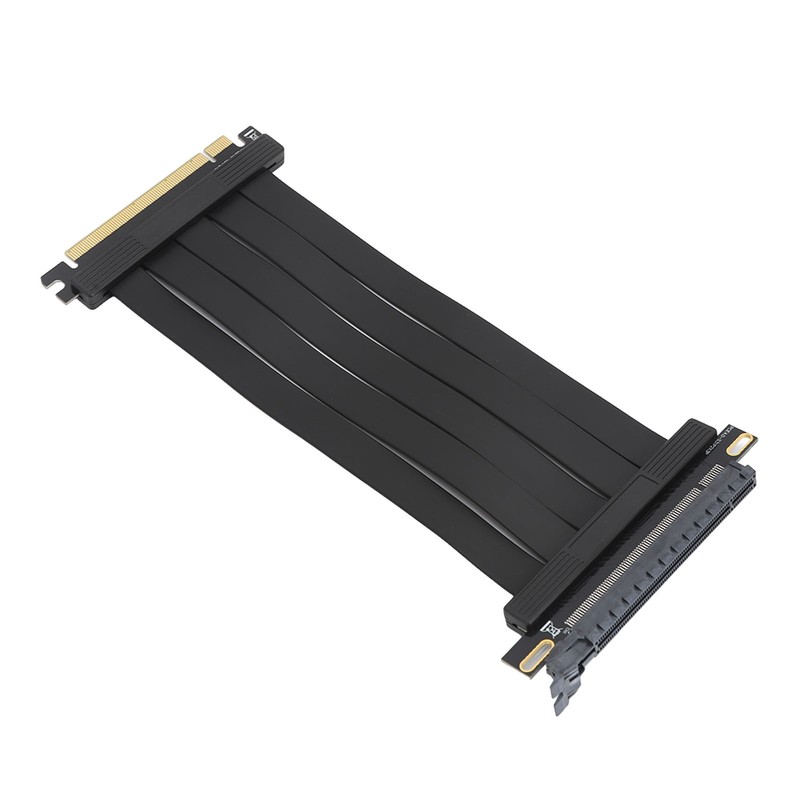 PCIE 4.0 X16 Extender 180 Degree 26GB/s 7.9in Long Gold
