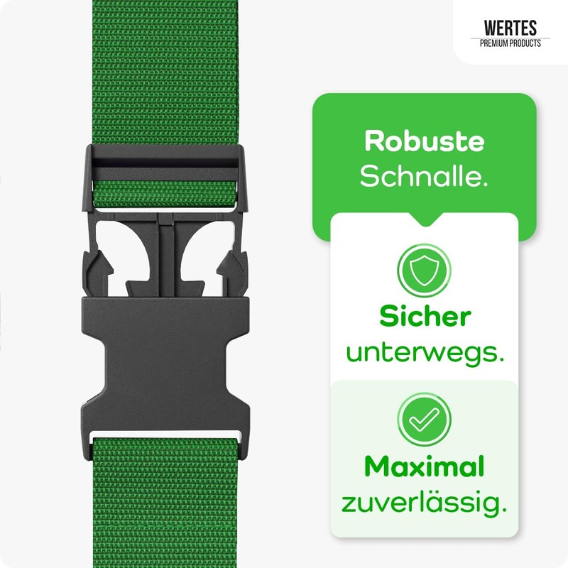 Luggage Strap Set of 2 – Suitcase Straps Safe &