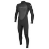 O'Neill Men's Reactor-2 3/2mm Back Zip Full Wetsuit, Black/Black, MT
