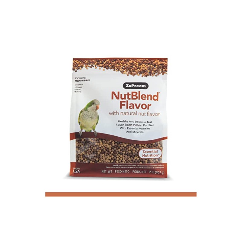 ZuPreem ALIMENTO NUTBLEND Sabor Natural A NUECES Loros M/G 2