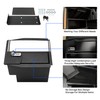KUAFU Center Console Safe Vault Storage Box w/Bolts Compatible with