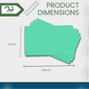 OfficeGear Green A7 Cards 8-up [55 Sheets - 440 Pack]