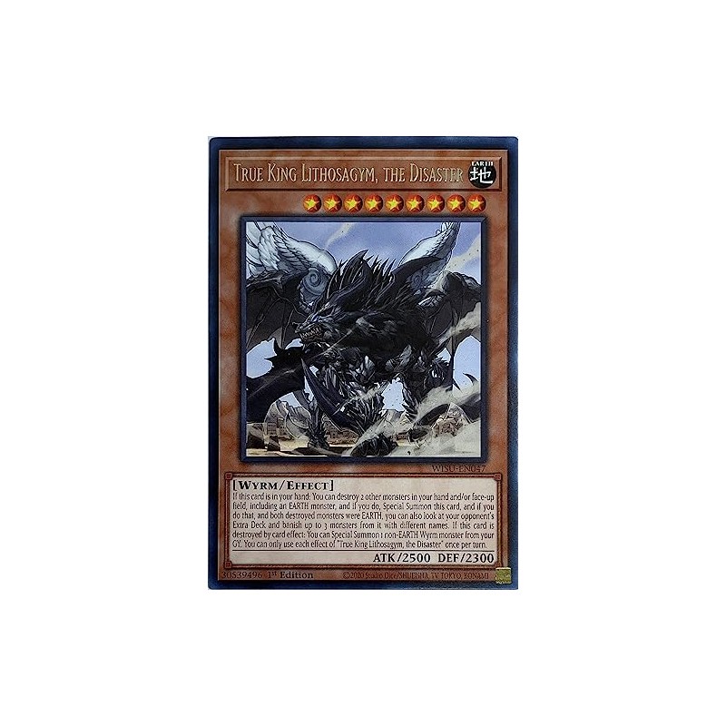 True King Lithosagym, The Disaster - WISU-EN047 - Rare -