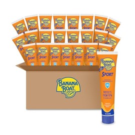 Banana Boat Sunscreen Sport Performance Broad Spectrum Sun Care Sunscreen Lotion - SPF 30, 1 Ounce (Pack of 24)