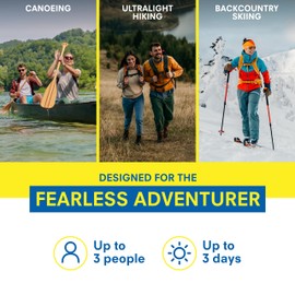 Adventure Medical Kit Ultralight/Watertight Medical Kit .7 - Up to 3 People, Up to 3 Days - Includes Bandages, Blister Essentials & More - Perfect for Hiking, Biking & Climbing