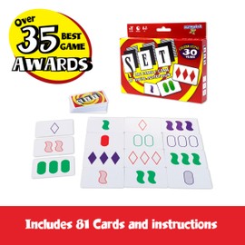 PlayMonster SET Enterprises SET - The Family Card Game of Visual Perception - Race to Find The Matches, For Ages 8+,81 Cards, Rules included