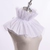 CUNLLY Vintage Renaissance Clown Costume - Detachable White Collar Fancy