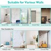 YASONIC Corner Shower Caddy, 3-Pack Adhesive Bathroom Caddy with Soap