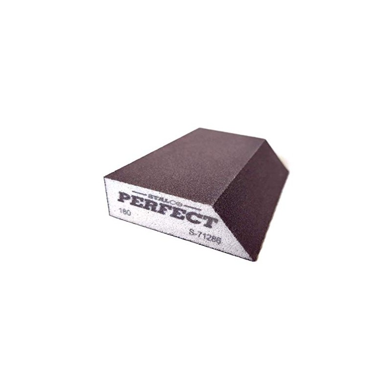 Stalco Perfect Sanding Sponge Grit 180 Angled Sanding Block Sanding
