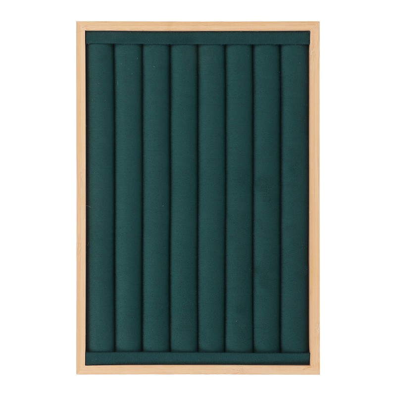 Rings Tray 7 Rows Stackable Protective Scratch Proof Lining Drawer