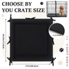 Thyle Dog Crate Divider Panel, Black Thick Dog Kennel Divider