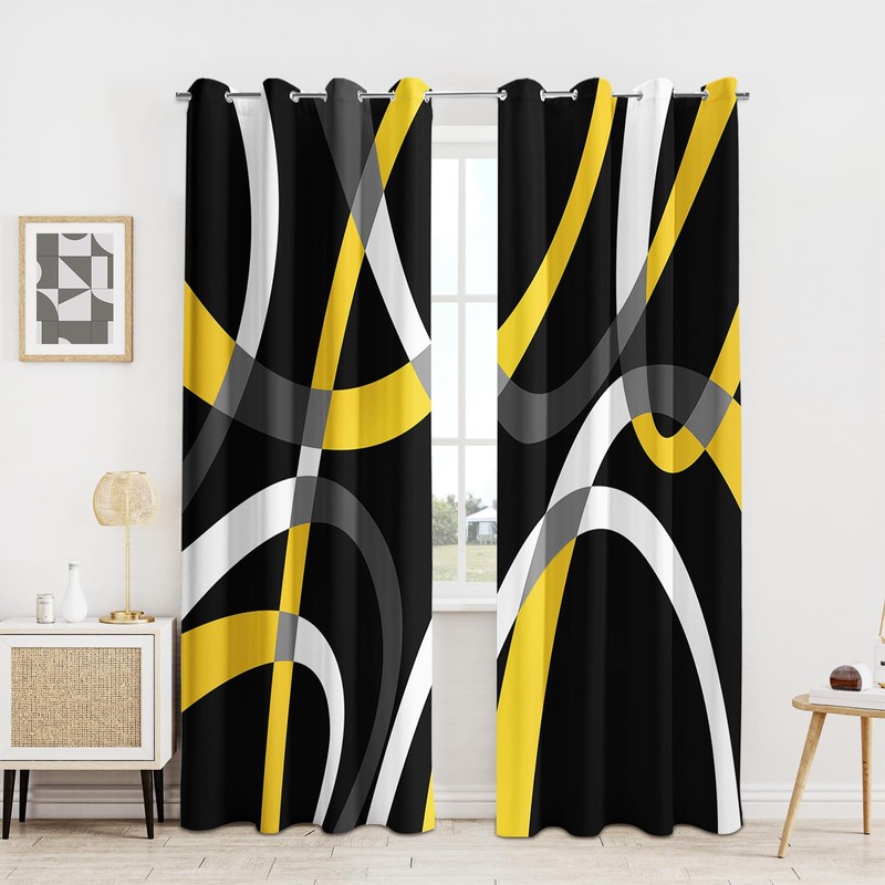 Weesire - Cortinas opacas modernas para recámara, sala de estar,
