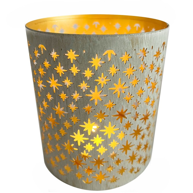 Marrakesh Set of 3 Tea Light Holders 14 cm Large