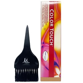 Color Touch 8/81 Light Blonde/Pearl Ash Hair Color 2 Oz and M Hair Designs Tint Brush (Bundle)