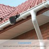 TIUIHU Weatherproof Gutter Mount for the Blink Outdoor Blink Outdoor