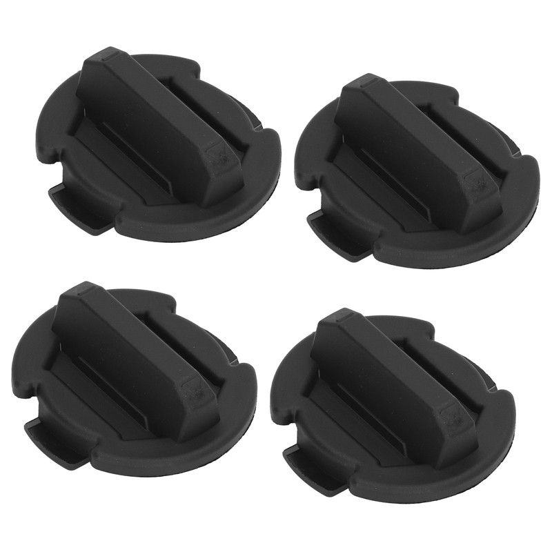 4PCs Black Floor Drain Plug Twist Good Sealing Replacement for