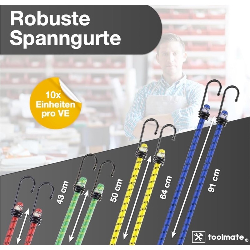 TK Group Timo Klingler Expander Set, Luggage Straps for Attaching