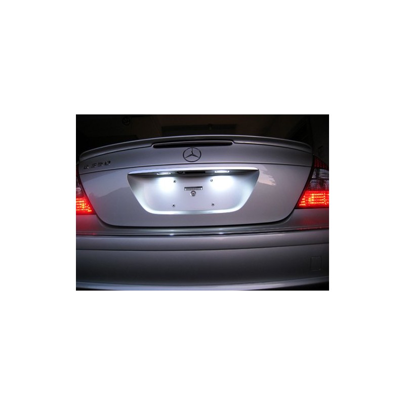 2x LED Licence Number Plate Light White Canbus For MB