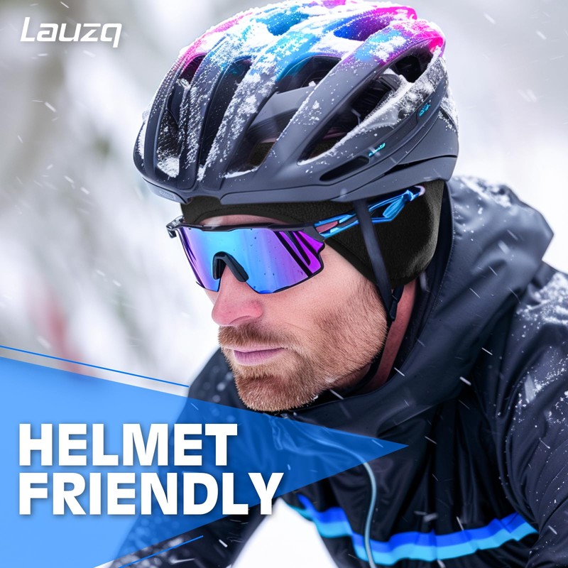 Lauzq Winter Fleece Ear Warmers Muffs Headband for Men Women