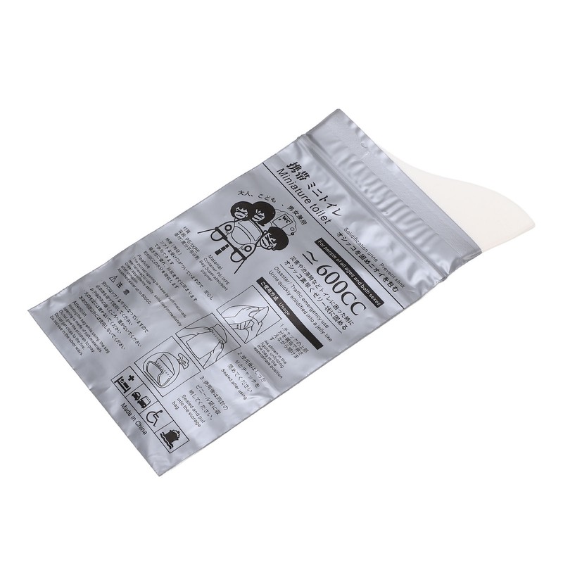 20 Pcs Disposable Urine Bag 600cc Unisex Strong Sealing High