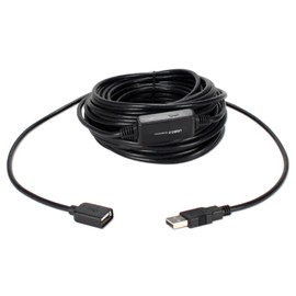 QVS 65ft USB 2.0 480Mbps Active Extension Cable