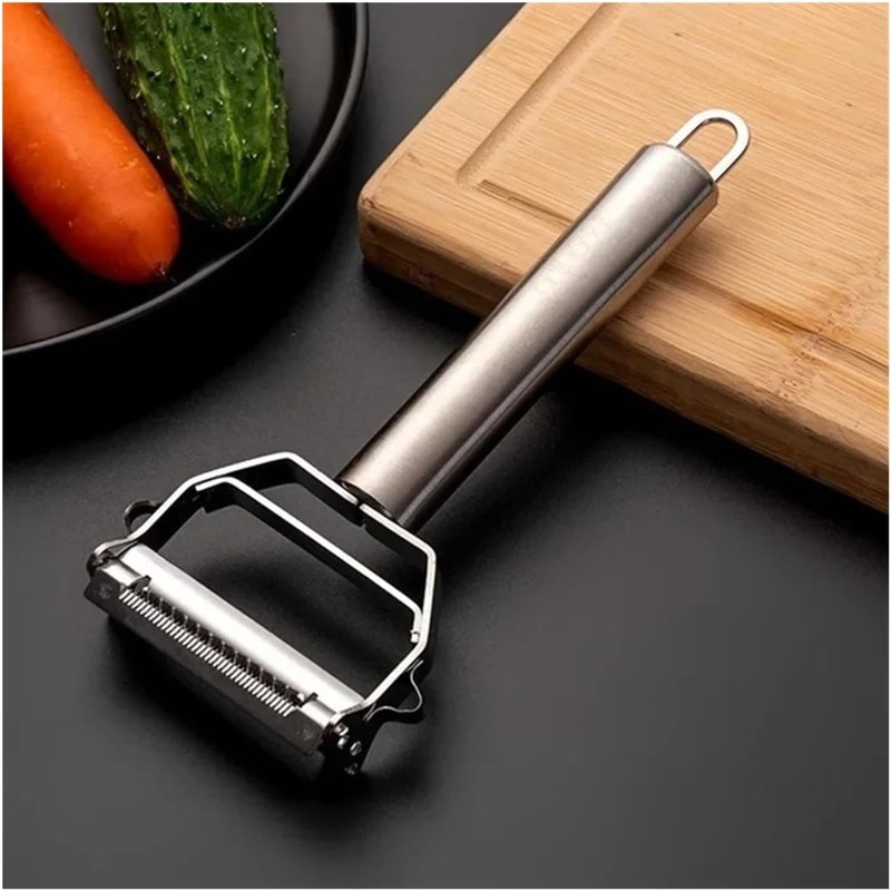 Pelador 4 en 1 de Cocina GENTERUN – Acero Inoxidable,