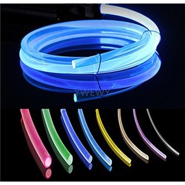 10ft PMMA Plastic Optic Fiber Side Glow Cable for LED Light Source (0.16in)