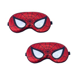 Schlafmaske, 2 Stücke Schlafmaske Seide Augenmaske Schlafmaske Sleeping Mask, Augenmaske Schlafmaske Cartoon Design Sleeping Mask Weich und hautfreundlich, für Männer und Frauen