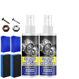 2PCS Rust Remover Spray for Metal, Multipurpose Rust Stain Remover