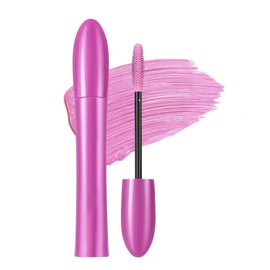 Kyannkara Volumizing Mascara Waterproof Long Lasting No Clumping Formula, Smooth Application Color Your Lashes Pink