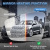 Turvysen Driver Side Mirror Glass Compatible with 2011-2018 Volkswagen Jetta,