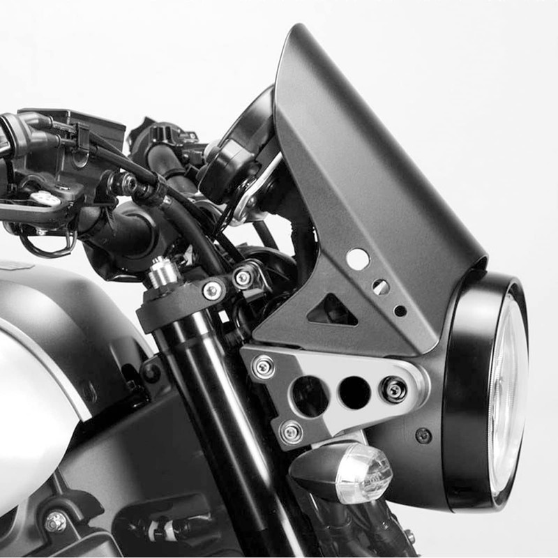 Your XSR900 2016-2022 with The Aluminium Motorcycle Front Windshield Windscreen
