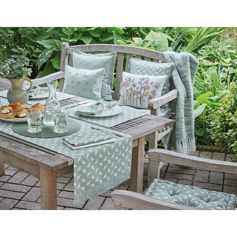 Walton & Co Moss Bee Tea Towel Set of 2