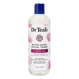 Teal’s Witch Hazel Facial Toner, Rose Water, 16 fl. oz.