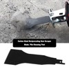 ECSiNG Set of 4 Reciprocating Saw Scraper Blade Multifunctional Carbon