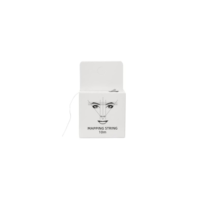 Perpetual Permanent Makeup Long-Lasting Pre-Inked Mapping String (White)