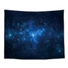 Starry Sky Galaxy Wall Tapestry Moon Falling Stars Clouds and