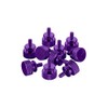 CableMod Anodized Aluminum Thumbscrews (Purple, UNC 6-32, Pack of 10)