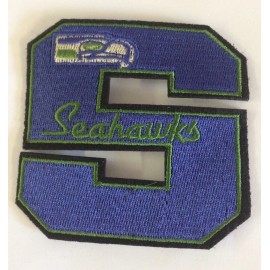 Seattle Seahawks Vintage embroidered iron on patch 3" x 3" Nice!!!