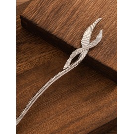 HAQUIL Vintage Leaf Hairstick, Leaf Flower Hair Clip Hairpin, Trendy Hair Accessories for Women