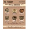 Traditional Craft Kits Beginner Basket Weaving Kit (Set of 6)