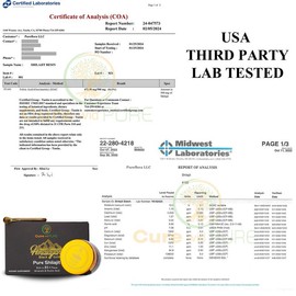 Cure wid Pure Himalayan Shilajit Resin - Lab Tested in USA - 60 days Supply - Wellness Supplement