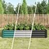 FOUBAM Galvanized Raised Garden Bed for Vegetables,Planter Raised Garden Boxes