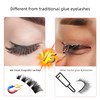 1 Pair Magnetic-Eyelashes Natural Look without Glue Needed Reusable Eye