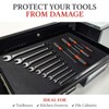 B&C Home Goods Anti-Slip Toolbox Liner - Adjustable, Protects Tools,