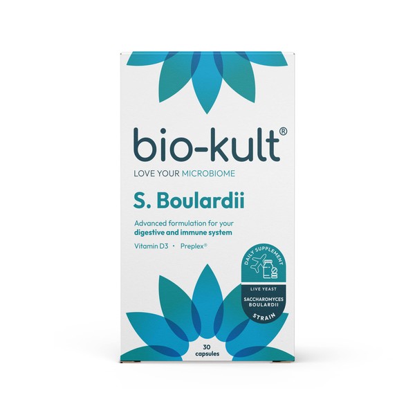 Bio-Kult S. Boulardii - Saccharomyces Yeast - Vitamin D3 - Contributes to the Immune System
